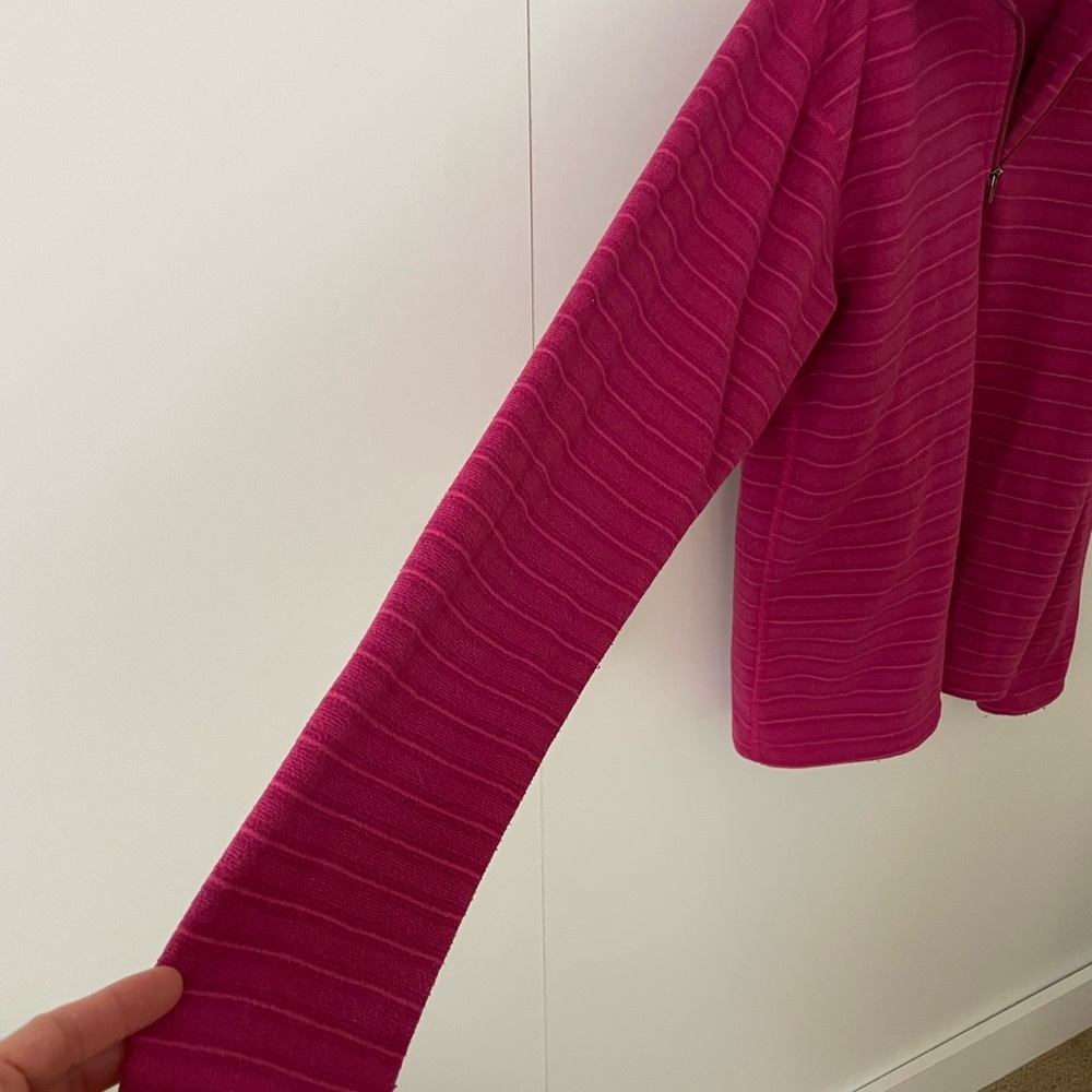 Girls Patagonia 1/4 Zip Fleece, Large - Picture 4 of 7